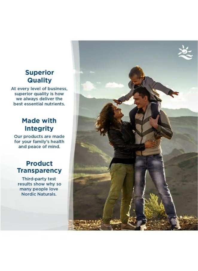 نوردك ناتشورالز ألتيميت أوميجا 2X، ليمون، 60 كبسولة هلامية ناعمة (1075 ملغ لكل كبسولة هلامية ناعمة) - Image 4