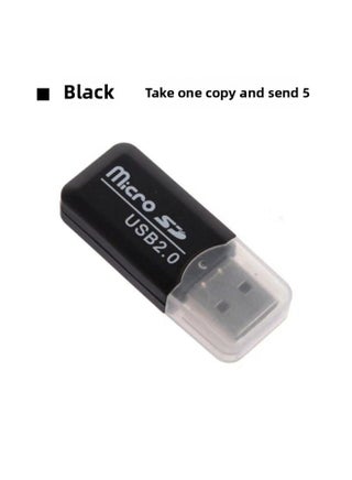 Card Reader TF Card/MICROSD Card/Mobile Phone Memory Card Converter U Disk High Speed 2.0 Multifunctional SLR-Color:[black 5 Pieces]-Capacity:Default Item - pzsku/Z1B5D4F13E833E8045BAFZ/45/1746202757/9fbd5085-3221-4ba5-ac3b-ccdfe4e7f1b8