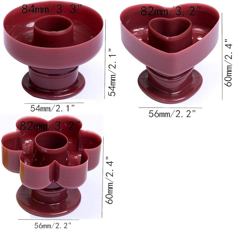 Bake House NonStick Doughnut Cutter Donut Mold Simple Operation for Chocolate for Sugar Paste Round Heart Flower Pach Off 6 - Image 2