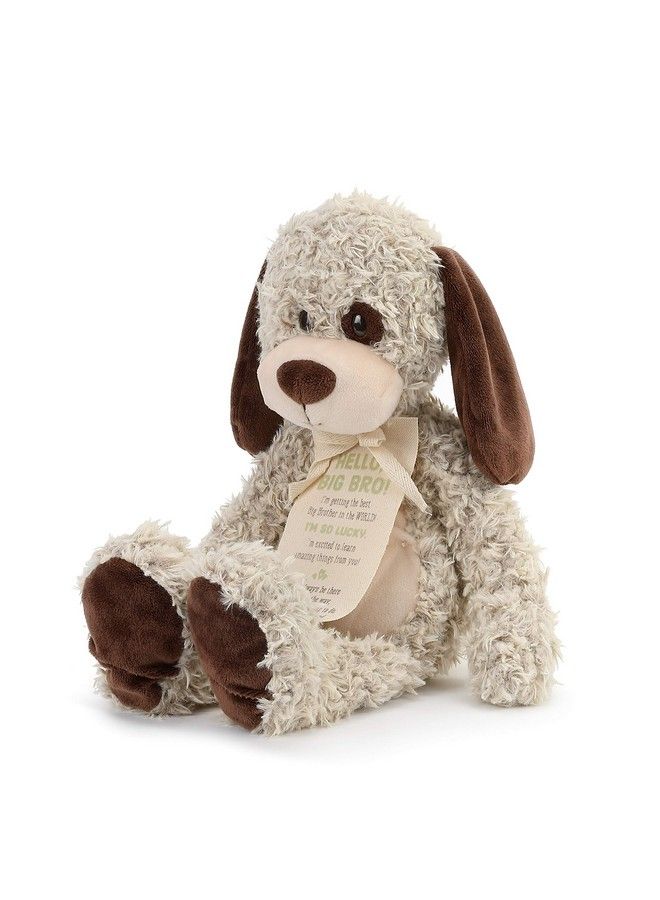 DEMDACO Big Brother Puppy Soft Brown 13 Inch Plush Material Stuffed Animal Figure Toy - Image 2