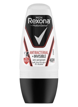 Rexona Men Antibacterial Invisible Antiperspirant Roll-On, 50ml - pzsku/Z1B5D59FAC8EC904D004CZ/45/_/1721141620/e9571f19-969e-43de-9645-f569008bd629