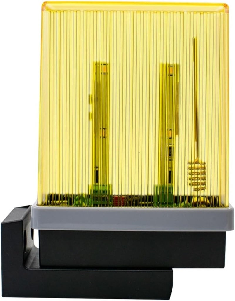 Security Protection Flashing Light Flashing for Gate Light Alarm 12V-265V AC/DC(Yellow) - Image 1