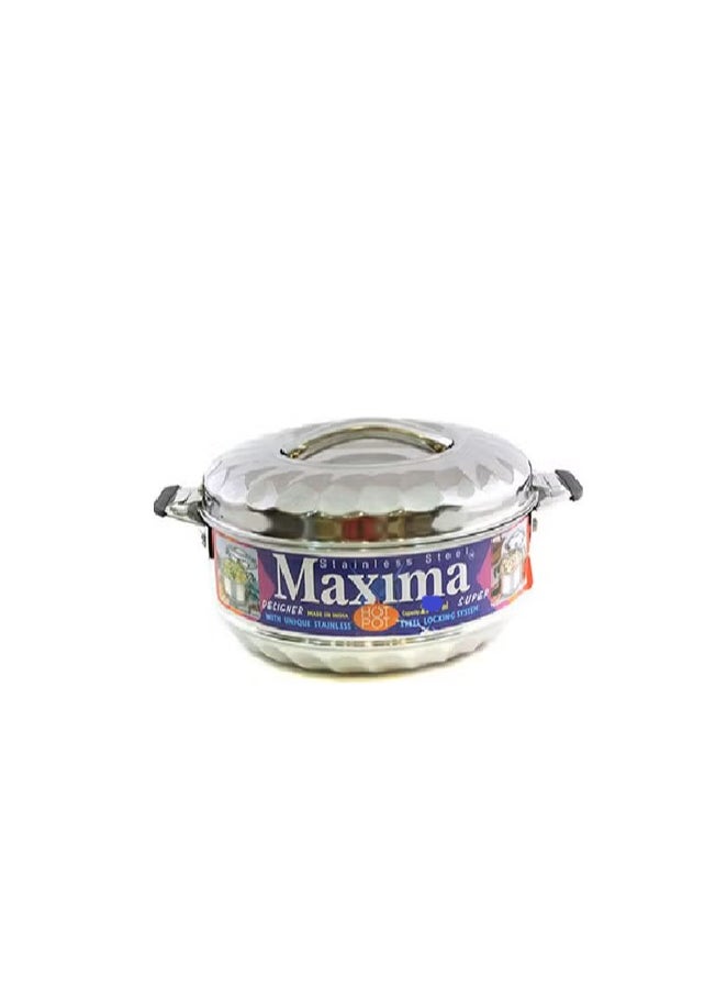 Maxima - Stainless Steel Hotpot Food Saver Silver 8.5Liters - Image 1