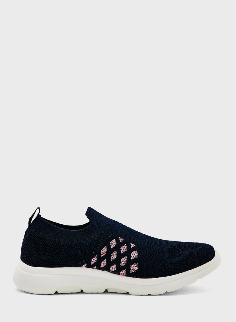 Ginger Textured Slip-On Walking Shoes