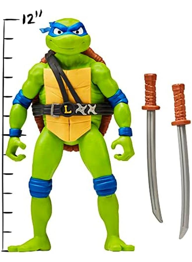 تيناجر ميوتنت نينجا ترتلز ألعاب زملاء اللعب العملاقة من شركة موتانت مايهم مقاس 30.48 سم من ليوناردو - Image 3