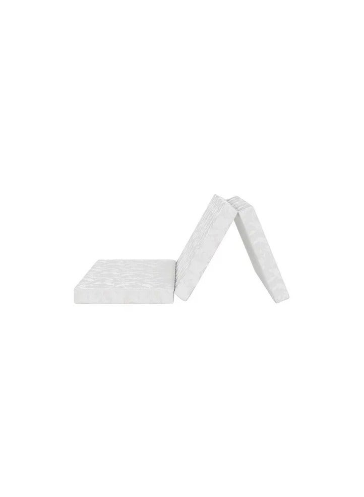 COMFY WHITE PRINTED FOLDING SUPER EVERYDAY USE/GUEST MATTRESS 180 X 90 X 7 CM - Image 2