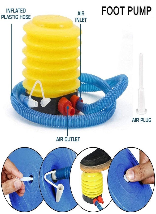 CARTIFY Anti-Burst Exercise Gym Ball with Pump, Anti-Slip Balance Stability Ball, Heavy Duty Fitness Yoga Ball, Extra Thick Swiss Birthing Ball (Gym Ball - Blue, 75CM) - Image 4