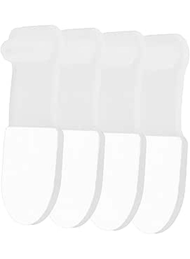 USB Charging Port Dust Plugs 4 Pack Self Adhesive Protector for Phone Tablet - Image 1