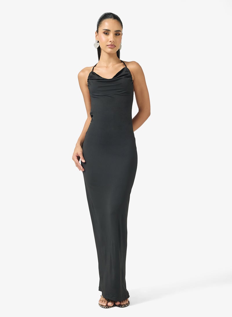 Ginger Satin Slip Dress - Image 1