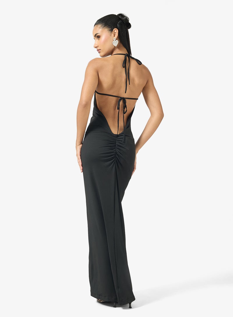 Ginger Satin Slip Dress - Image 2