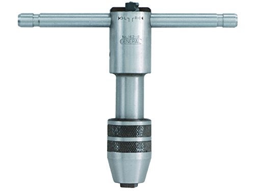 General Tools 162R No. 12 to 1/2-Inch Reversible Ratchet Tap Wrenches, Silver - Image 2