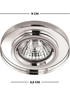 Kendal KDA821 7W Gu5.3 Round Mirrored Spotlight Case Daylight Color (Bulb Included)  - Image 2