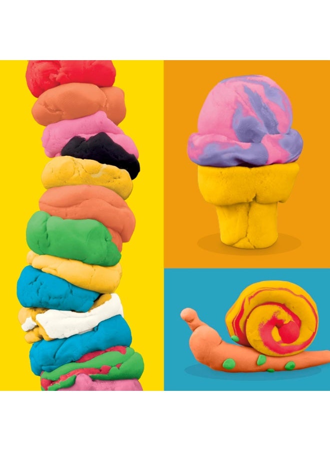 بلاي دوه مجموعة بلاي دوه ٩ قطع بألوانك المفضلة - ألعاب فنية وحرفية للأطفال - Image 3