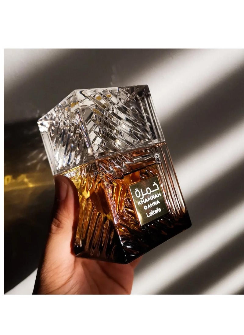 Lattafa - Khamrah Qahwa EDP For Unisex - 100ml - Image 1