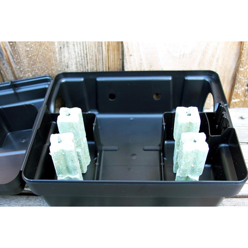 TOMCAT Outpost Rat Bait Station | Single Station Targets Small Mice Up to Large Rats | Position Horizontal or Vertical | Made in USA - Image 3
