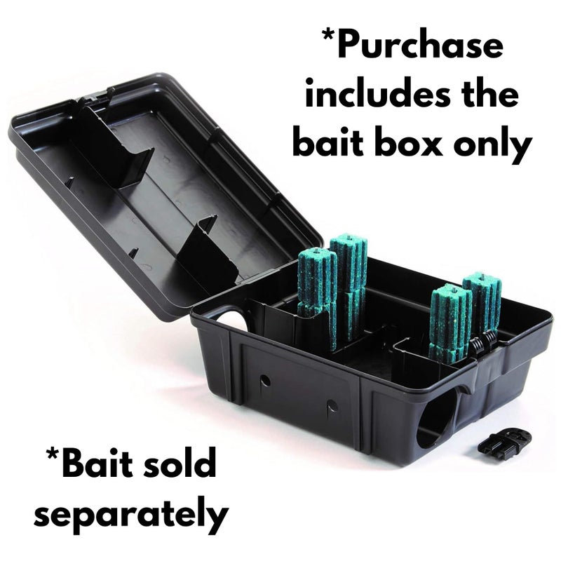 TOMCAT Outpost Rat Bait Station | Single Station Targets Small Mice Up to Large Rats | Position Horizontal or Vertical | Made in USA - Image 2