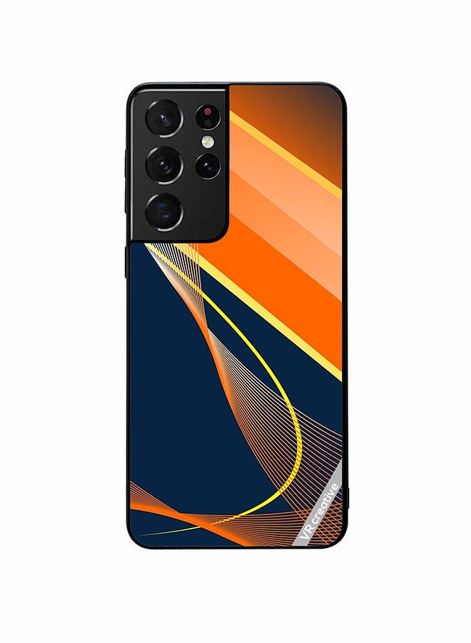 VR CREATIVE Protective Case Cover For Samsung Galaxy S21 Ultra 5G Layers Design Multicolour - Image 1
