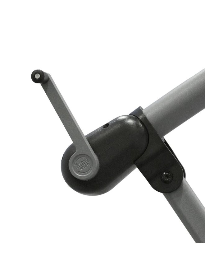 Hesperide Manoa Round Off-Set Side Umbrella Olive Green and Grey 3m 171256F (Base Not Included) - Image 4