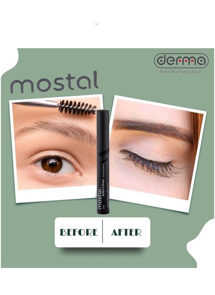 Derma - Mostal Lashes and Brows Enhancing Serum 10ml - Image 1