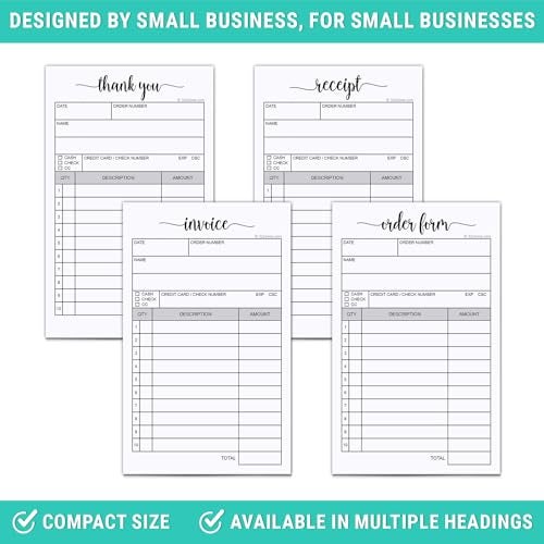 321Done Order Form Pad with Carbon Copies for Small Boutique Business, 2-Part Carbonless Carbon Copy Duplicate, Sales Order & Invoice Pad, 3.4x5.5 Handheld, 50 White/Yellow Sets - Made in USA - Image 5