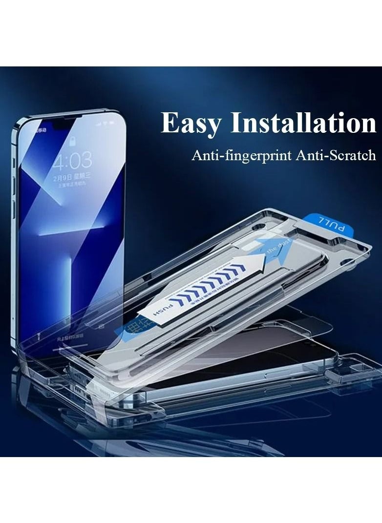 Apexa - Apexa iPhone 14 Plus Clear Tempered Glass Screen Protector - Easy Install, 9H Hardness, Case-Friendly - Image 1