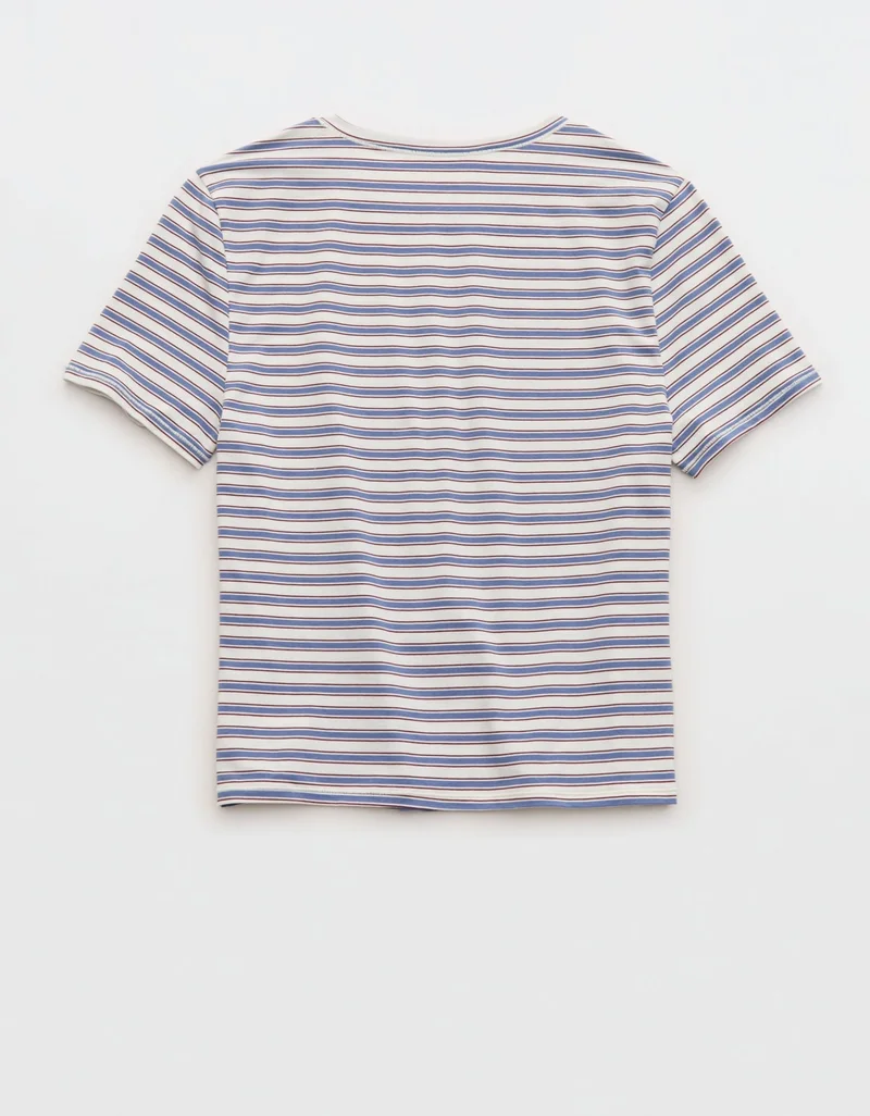 Aerie  SMOOTHEZ Cotton Blend BESTEES Short Sleeve Crew T-Shirt for Women | Best Price UAE