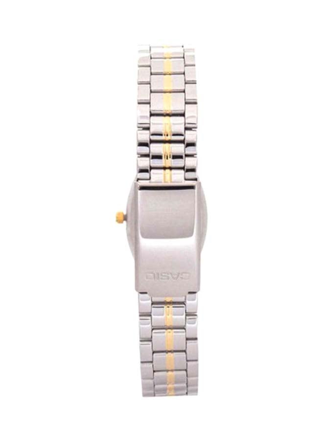 CASIO Women Water Resistant Analog Watch LTP-1169G-9ARDF - 37 mm - Silver/Gold - Image 2