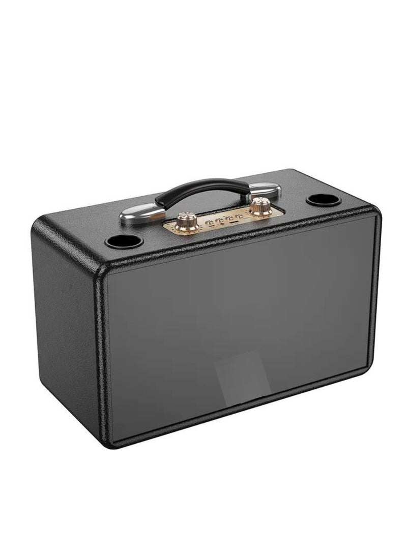 JAJEEK - Portable Bluetooth Speaker with 60W Peak Output | Dual 15W Full-Range Drivers & 5W Tweeter | Dual Wireless Microphones | RGB Strobe Lights | Dual 3000mAh Battery | USB-C Fast Charging | 6H Music / 8H Mic Use | Bluetooth/TF/USB/AUX Support | Echo & Reverb Control | Ideal for Parties, Karaoke & Outdoor Use - Image 1