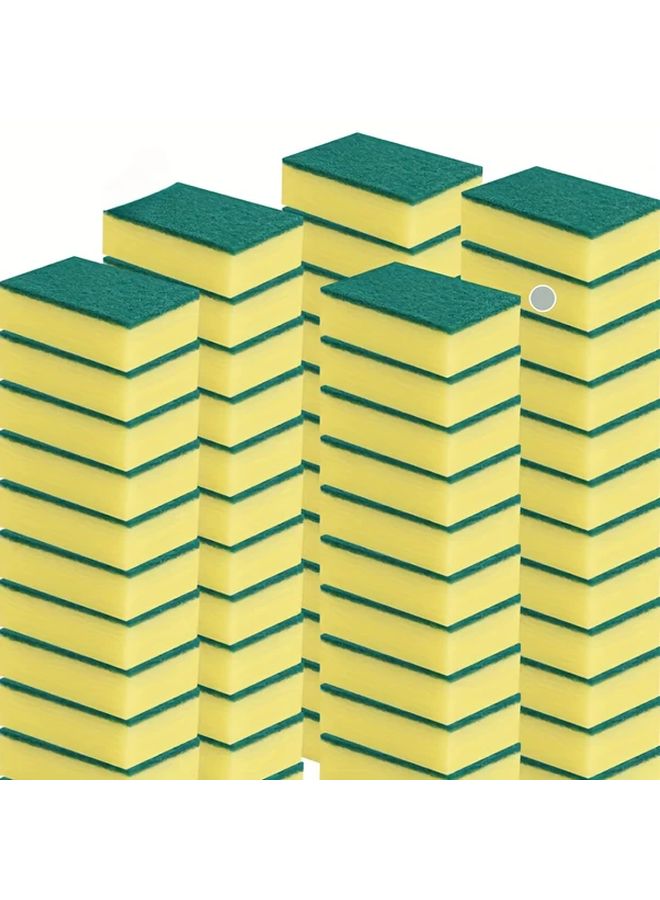 18pcs Kitchen Sponges Ultra Absorbent Multi Functional Rust Oil Remover Double Layer Grip - Image 2