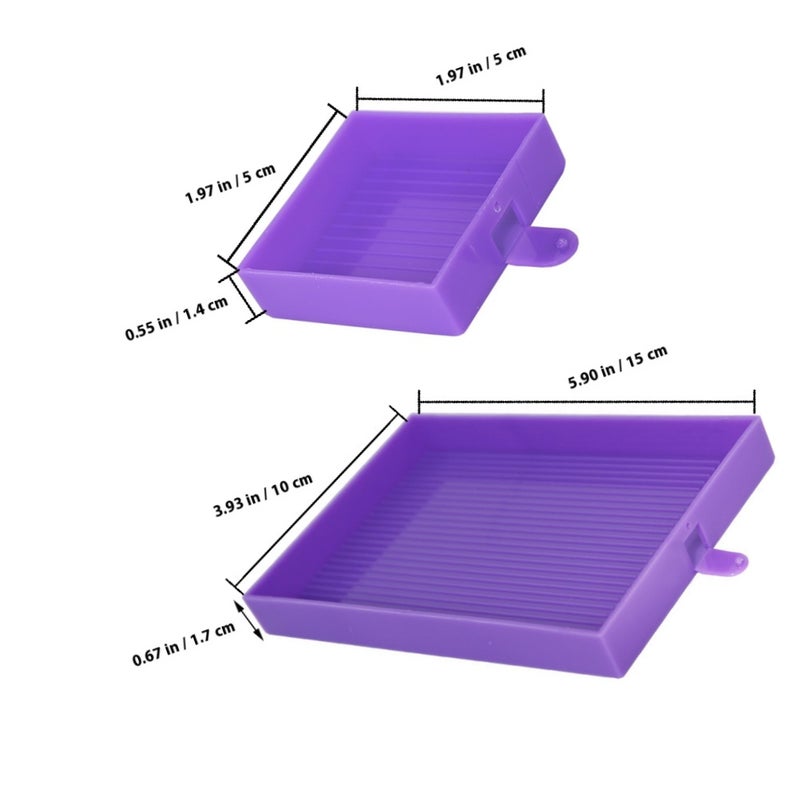 1 Set of Dotting Tray Nail Art Dotting Tool Holder Picture Tools Drawing Plate - Image 2
