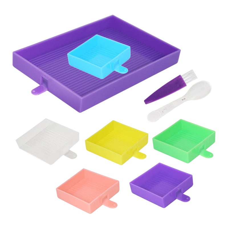 1 Set of Dotting Tray Nail Art Dotting Tool Holder Picture Tools Drawing Plate - Image 1