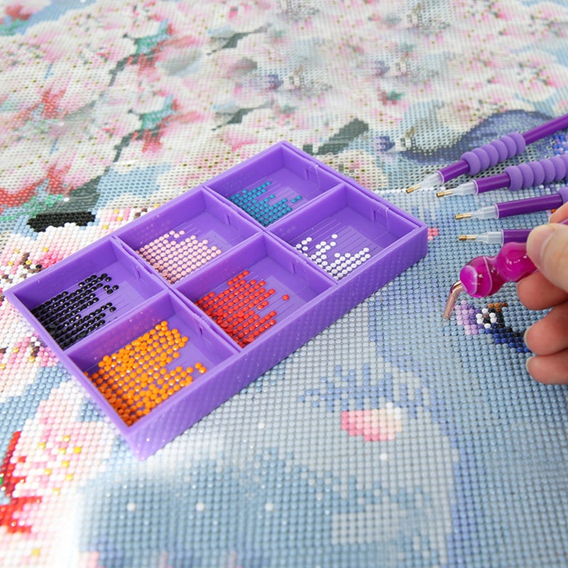 1 Set of Dotting Tray Nail Art Dotting Tool Holder Picture Tools Drawing Plate - Image 5