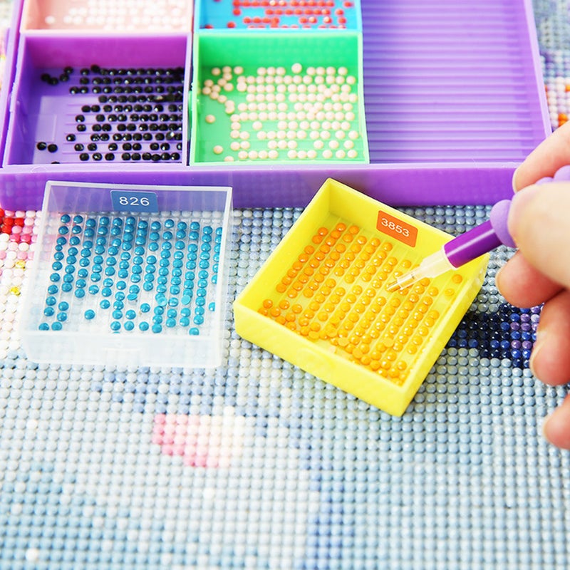 1 Set of Dotting Tray Nail Art Dotting Tool Holder Picture Tools Drawing Plate - Image 3