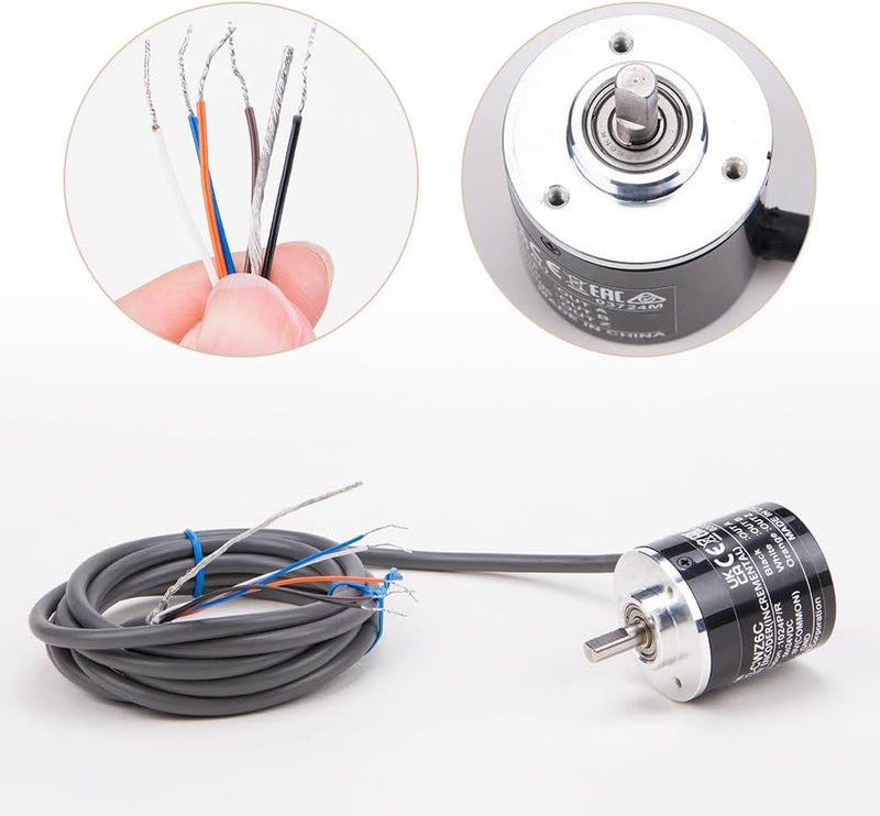 WSDMAVIS 1 Pcs Rotary Encoder E6B2 CWZ6C E6B2-CWZ6C 1024P/R DC 5-24V - Image 2