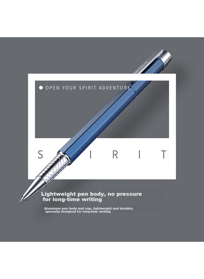 Bernard Shaw Fairy Series Cape Misty Blue Ballpoint Pen + Premium Refill Gift Box Set, Signature Pen - Image 4