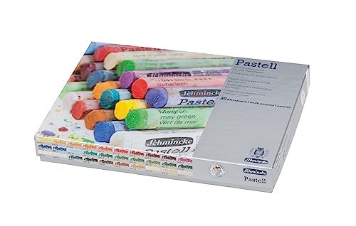 Schmincke - Pastels, 30 colors, multi-purpose, 77 230 097, cardboard set with 30 pastels, handmade pastels, brilliant, velvet-matt, highly lightfast colors - Image 1