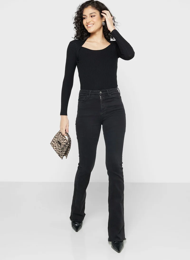 ELLA Square Neck Sweater