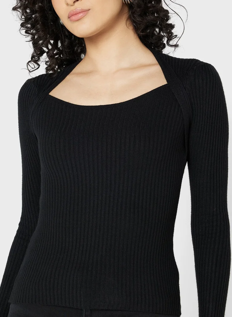ELLA Square Neck Sweater
