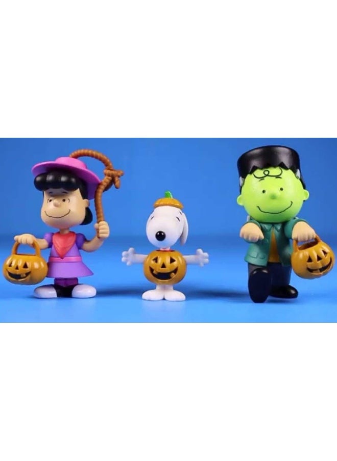 Peanuts Peanuts Worldwide Lucy Snoopy and Charlie Brown Halloween Figures for Kids 