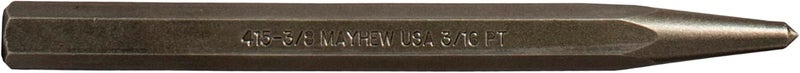 74002 Center Punch, 3/8" x 5/32" Point, Shot Blast Finish