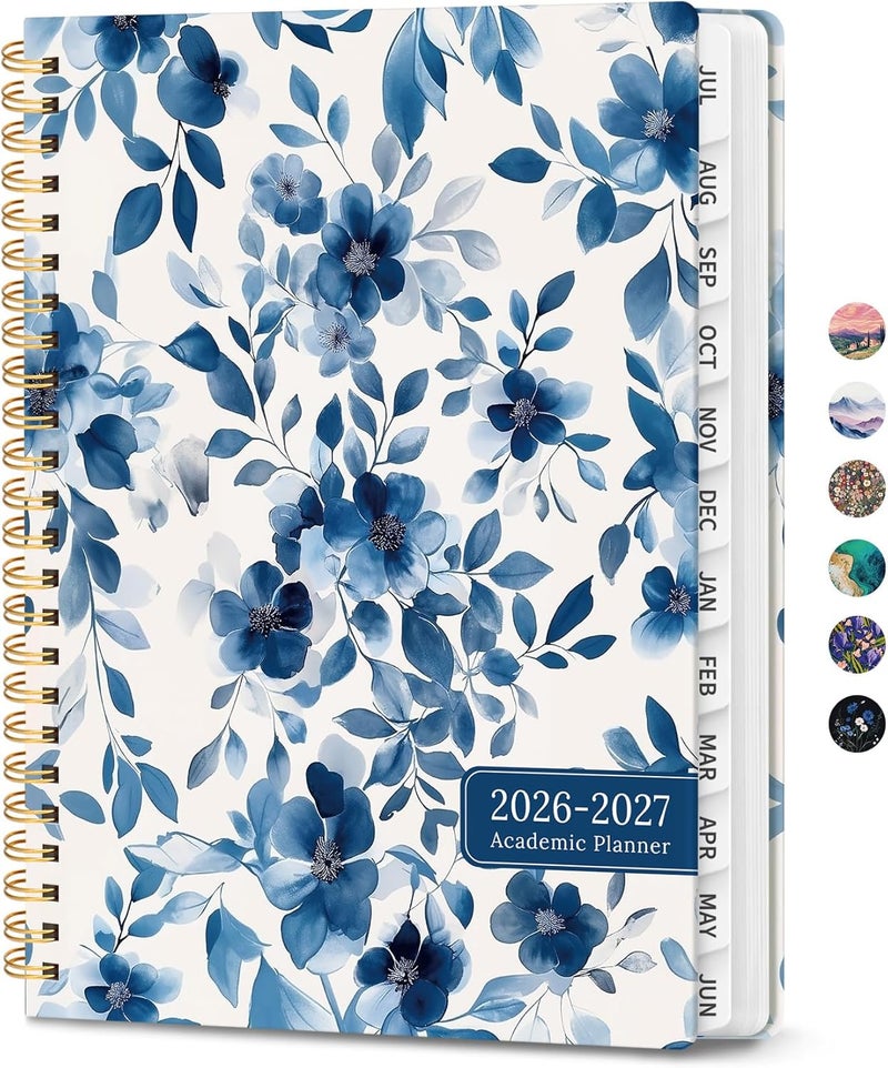 ZOTIA Planner 2026-2027, Monthly and Weekly Academic Planner July 2026 - June 2027, Hardcover Student Teacher Planning Agenda Calendar Book with Tabs, Perfect for Office School Supplies, A4 (8.5" x 11 - Image 1