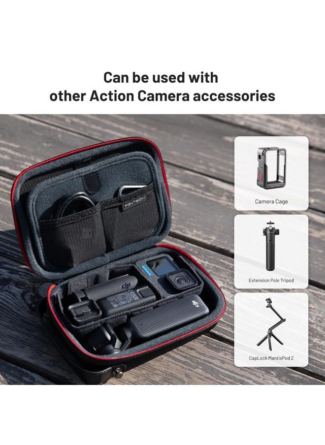 PGYTECH - Camera Carrying Case Mini Compatible with OSMO Action 4/3,DJI OSMO Pocket 3/2, DJI Action 2, Gopro Hero 12/11/10/9, Storage Box Handbag for Insta 360, Feiyu Pocket Accessories - Image 1