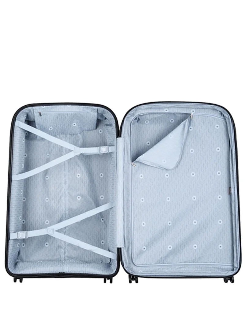 DELSEY Paris Belmont+ 83cm Hardcase 4 Double Wheel Expandable Check In Luggage Trolley Blue