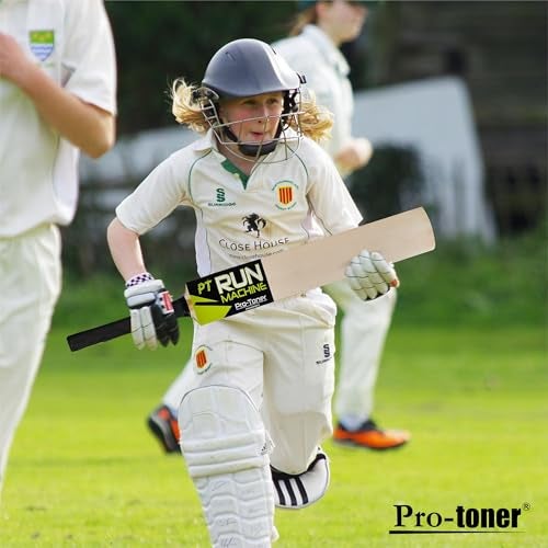 Protoner Cricket Tennis Bat, Wooden, for Ages 4-12+ Years (No.2, Age 4+ (26inch)) - Image 5
