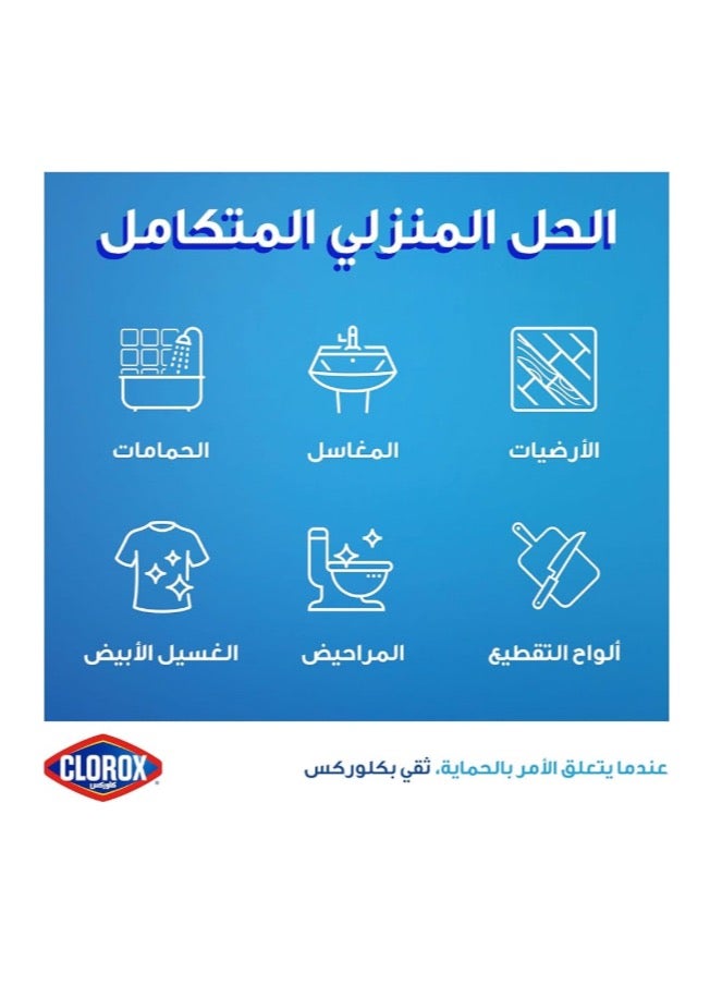 كلوركس مجموعة مبيض بخاخ مزيل العفن والفطريات (750 مل) من كلوروكس ومبيض سائل (950 مل × 2)، عبوة موفرة - Image 4