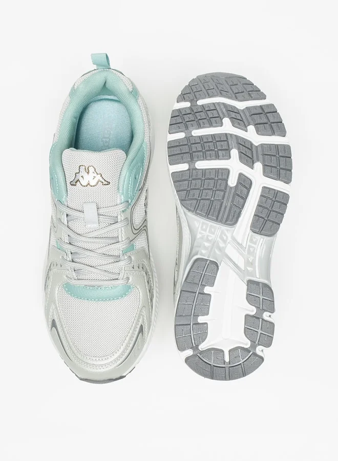 Kappa Women's Textured Sports Shoes with Lace-Up Closure