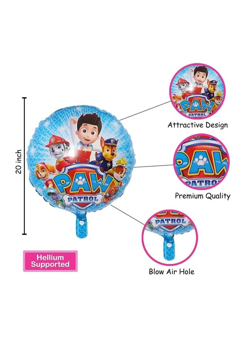 LA FIESTA Marshall Paw Patrol Balloons 5 Pc - For Kids  - Image 2