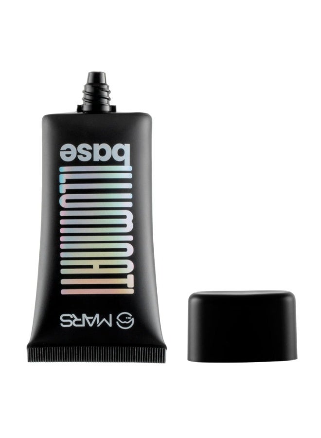 مارس برايمر MARS Illuminati Base Dewy مع هايلايتر | برايمر مضيء لمكياج الوجه | لمسة نهائية طبيعية (45 مل) (ذهبي) - Image 3