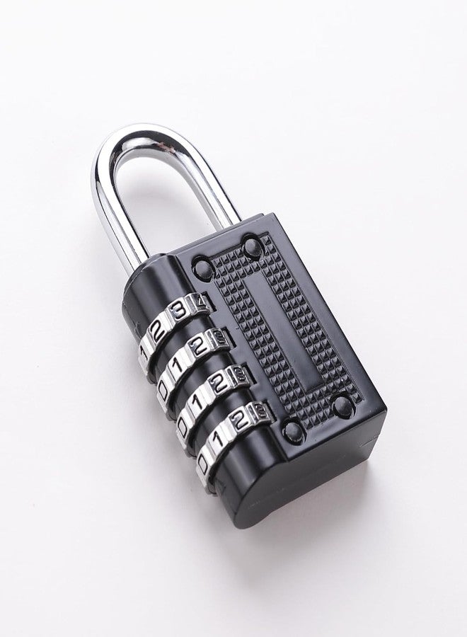Kevim 4 Digit Combination Padlock|Keyless Luggage Lock Secure Your belongings with Confidence (Black) - Image 5