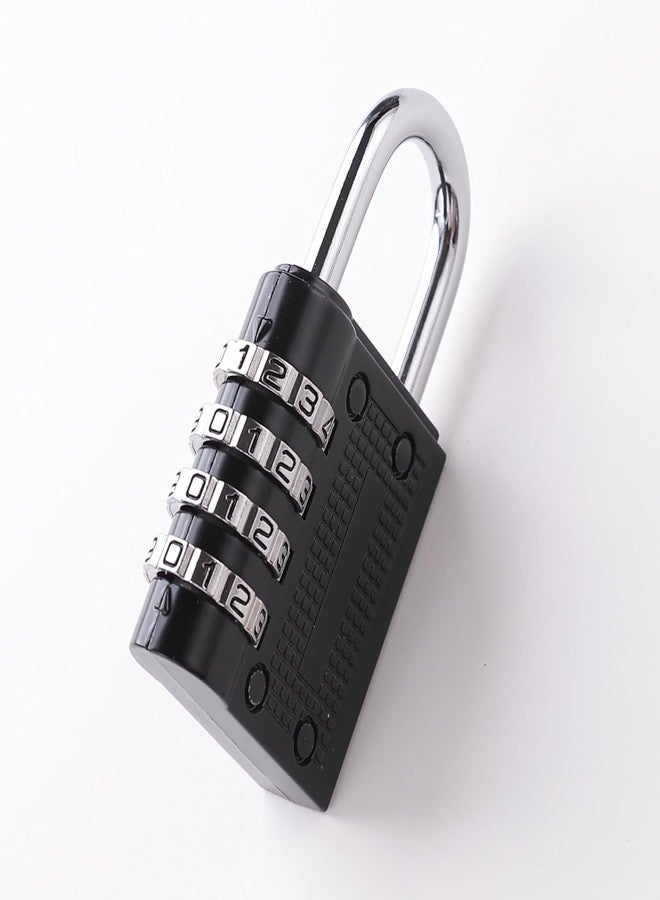 Kevim 4 Digit Combination Padlock|Keyless Luggage Lock Secure Your belongings with Confidence (Black) - Image 4